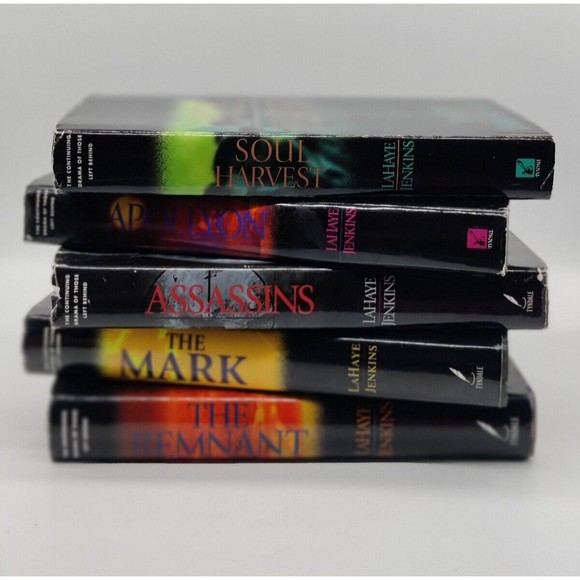 Left Behind Books Book Set Lot Of 5 Tim LaHaye Jerry B Jenkins Hardcover Rapture - Picture 2 of 12